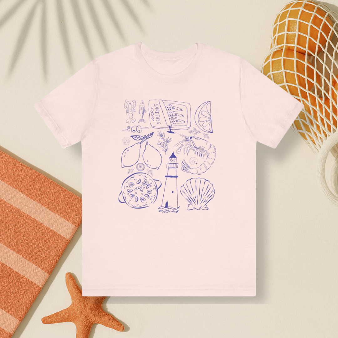 Seaside Sketches Tee