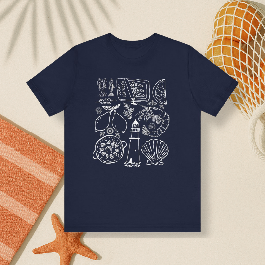 Seaside Sketches Tee